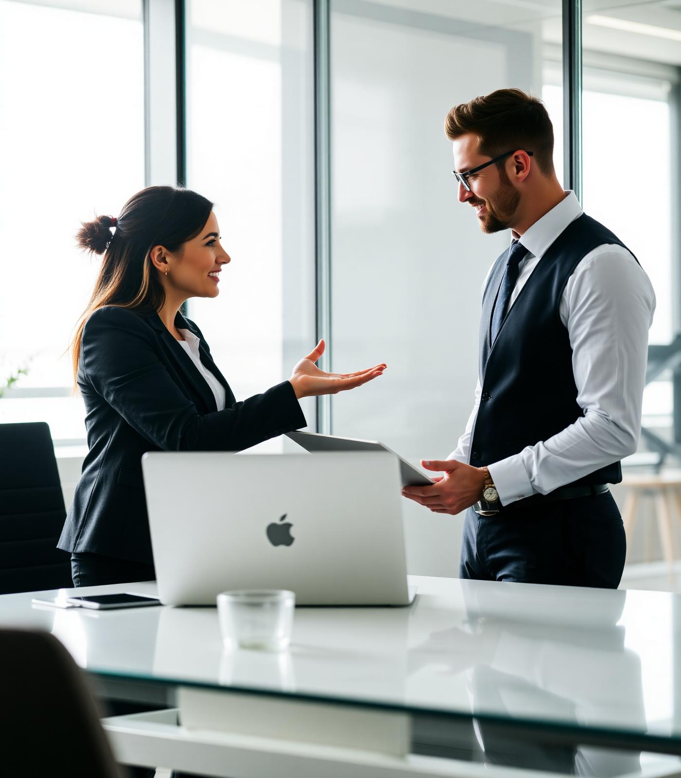 A & I professionals in conversation